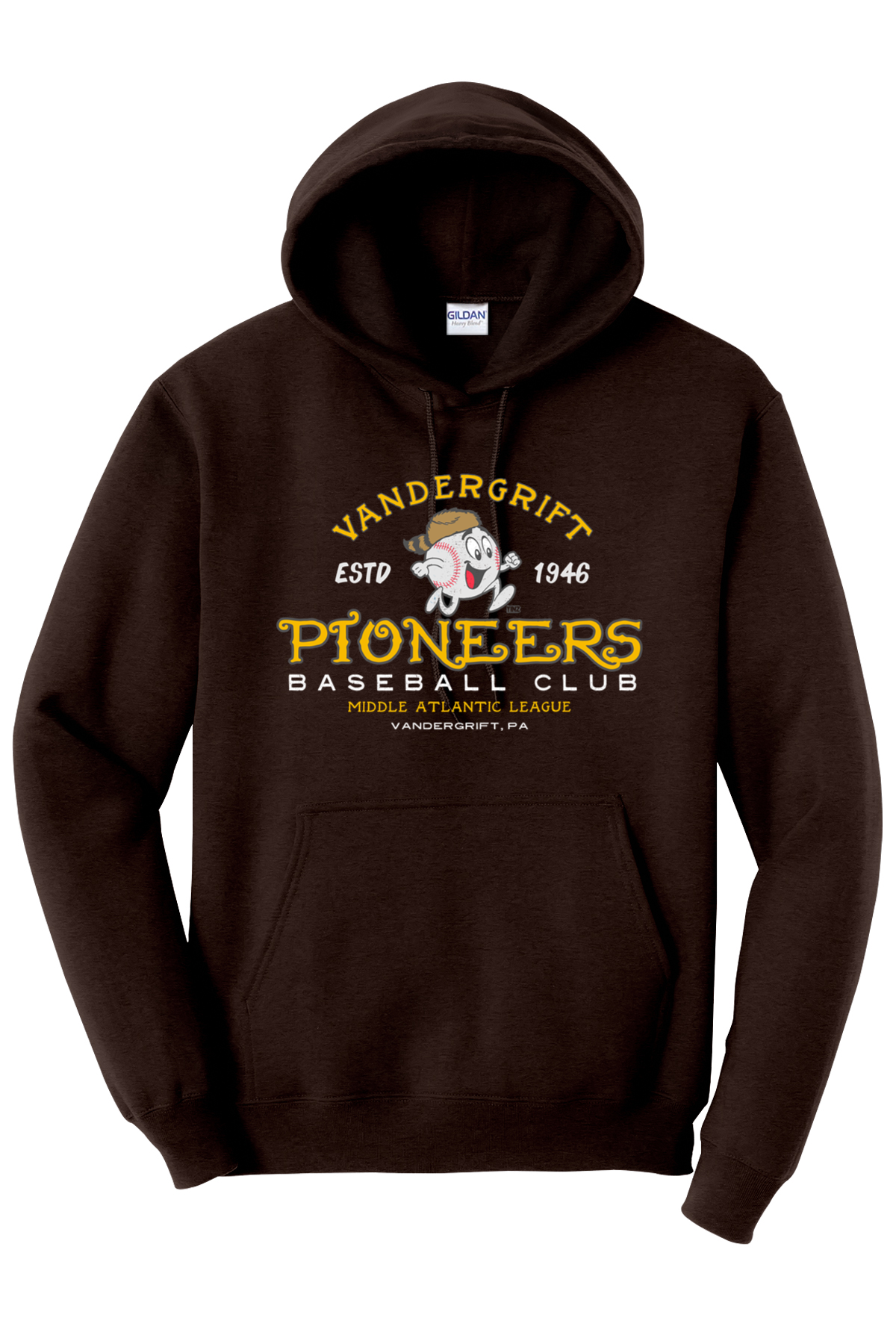 Vandergrift Pioneers Baseball Club - 1946 - Hoodie - Yinzylvania