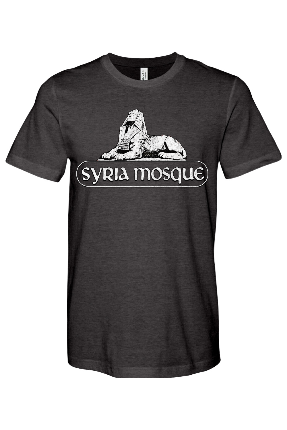 Syria Mosque - Bella + Canvas Heathered Jersey Tee - Yinzylvania