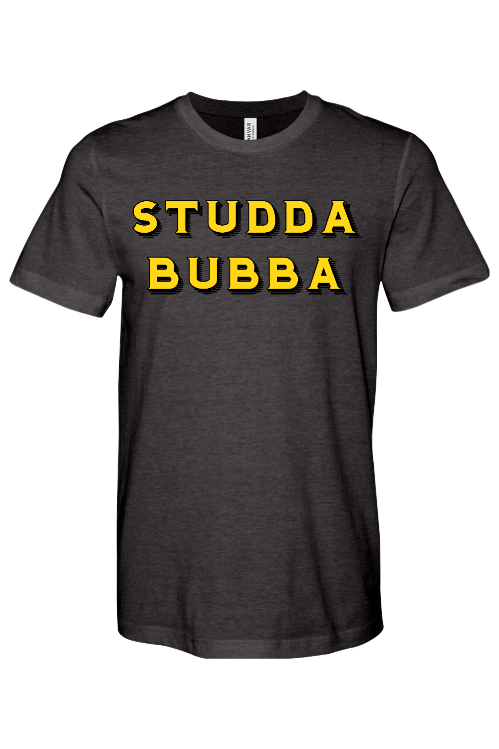 Studda Bubba - Bella + Canvas Heathered Jersey Tee - Yinzylvania