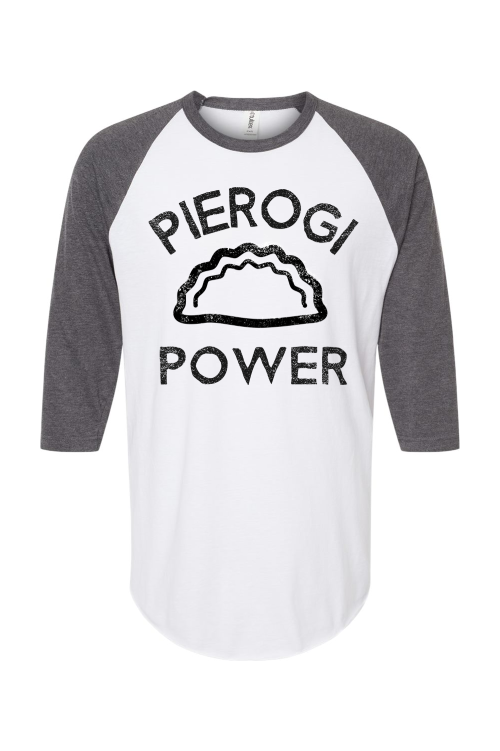 Pierogi Power - Raglan T-Shirt - Yinzylvania