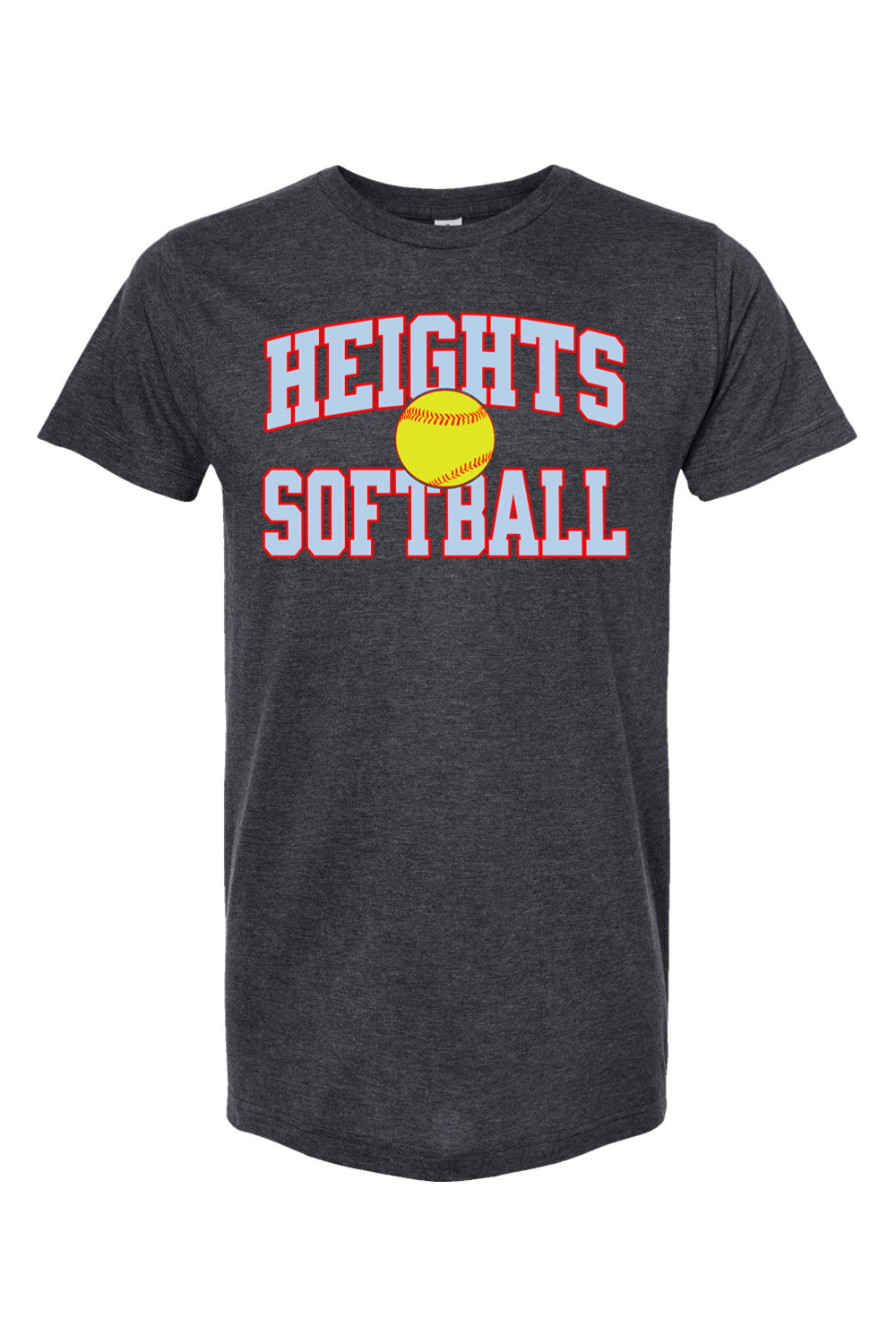 Heights Softball - Block - T-Shirt - Yinzylvania