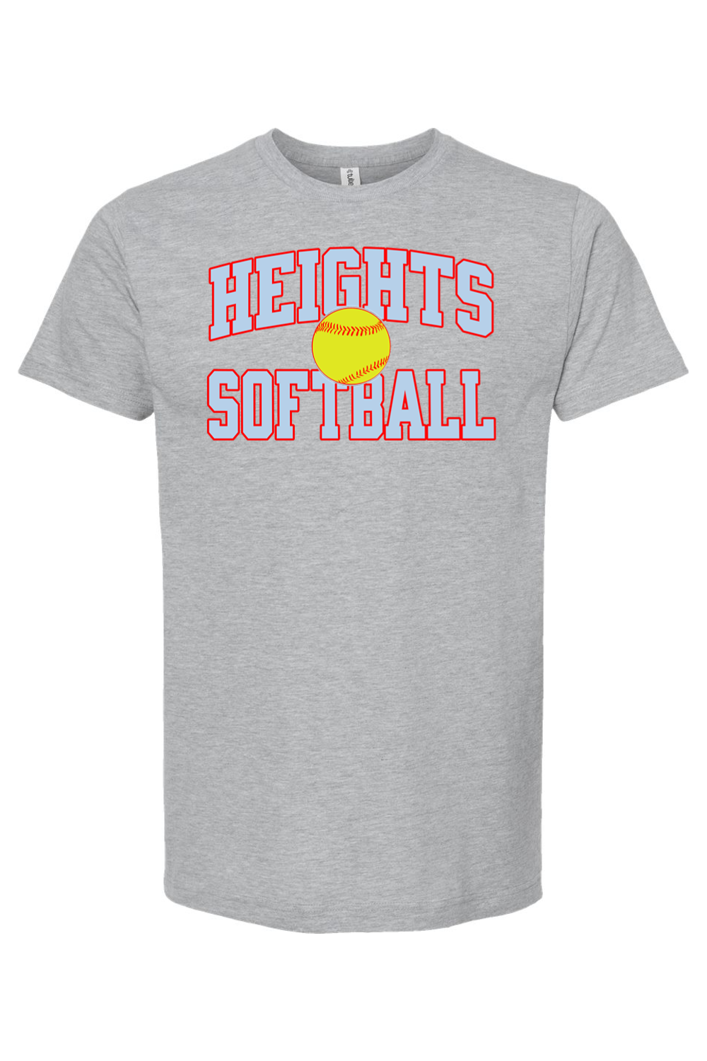 Heights Softball - Block - T-Shirt - Yinzylvania