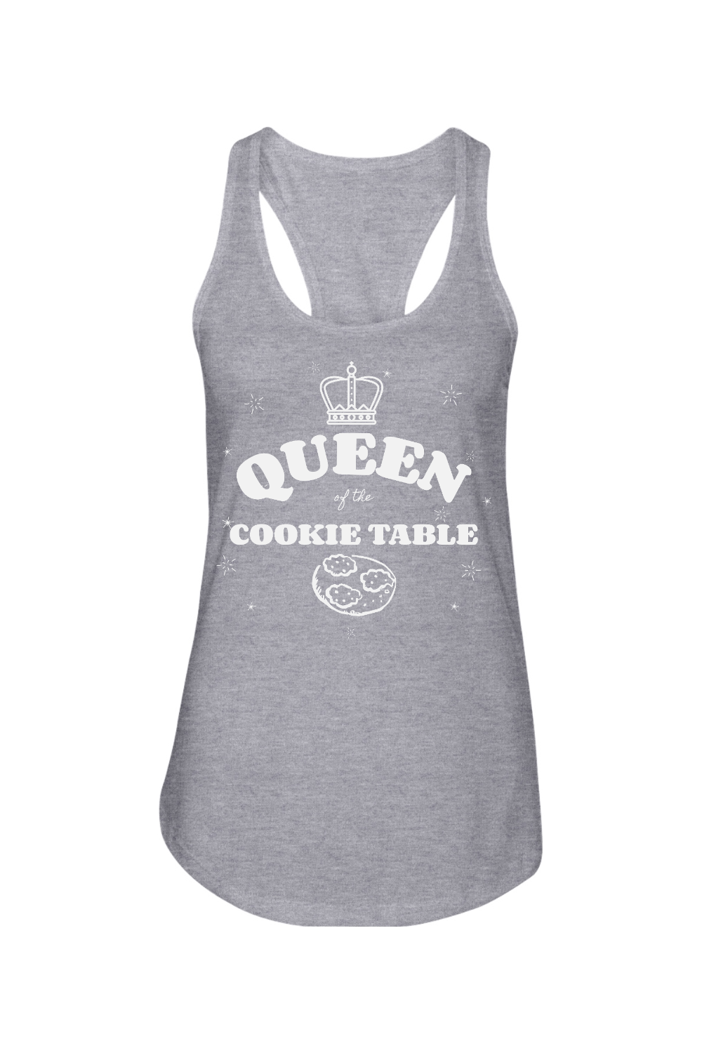 Queen of the Cookie Table - Ladies Racerback Tank - Yinzylvania