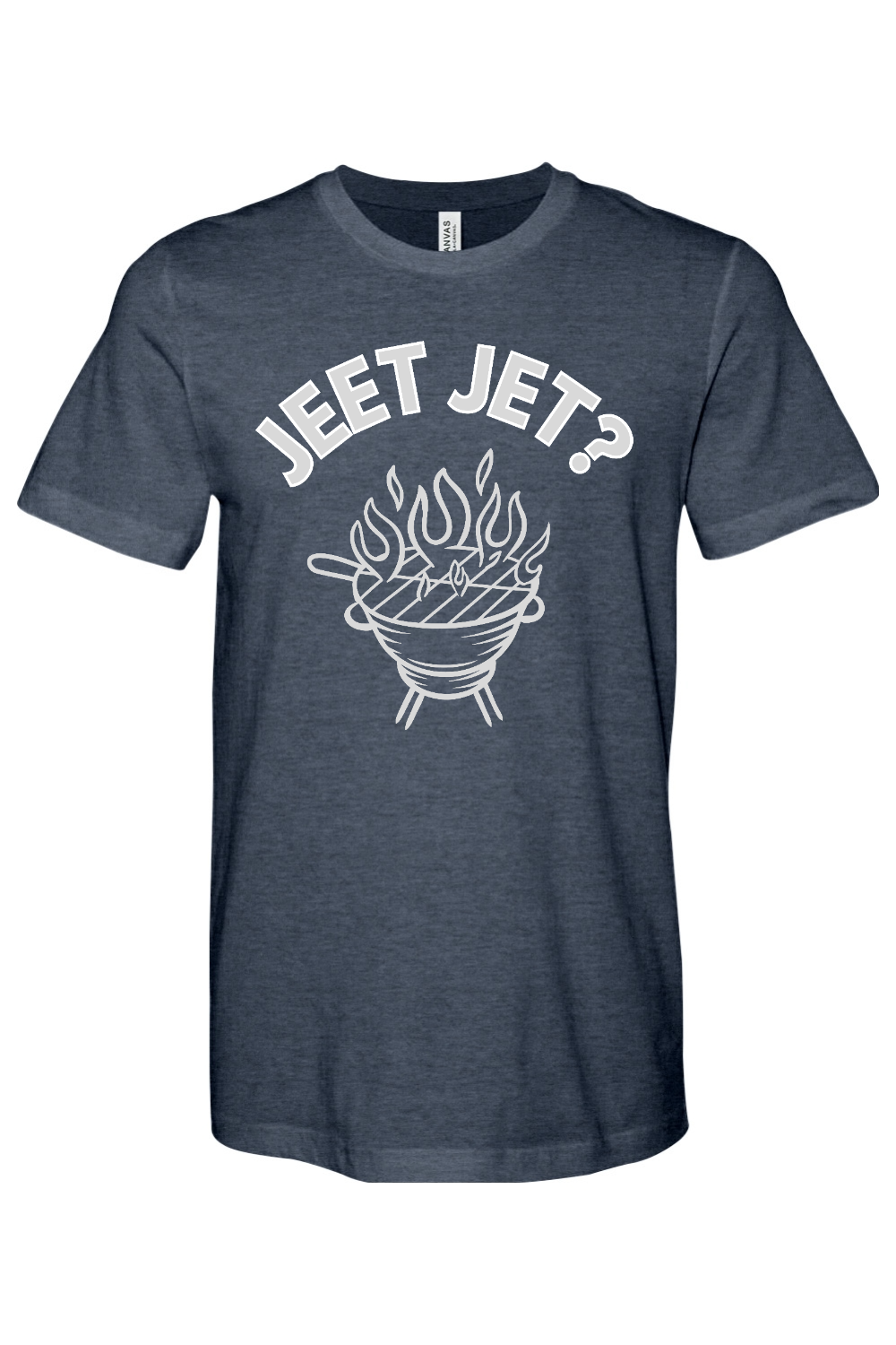 Jeet Jet?  - Bella + Canvas Heathered Jersey Tee - Yinzylvania