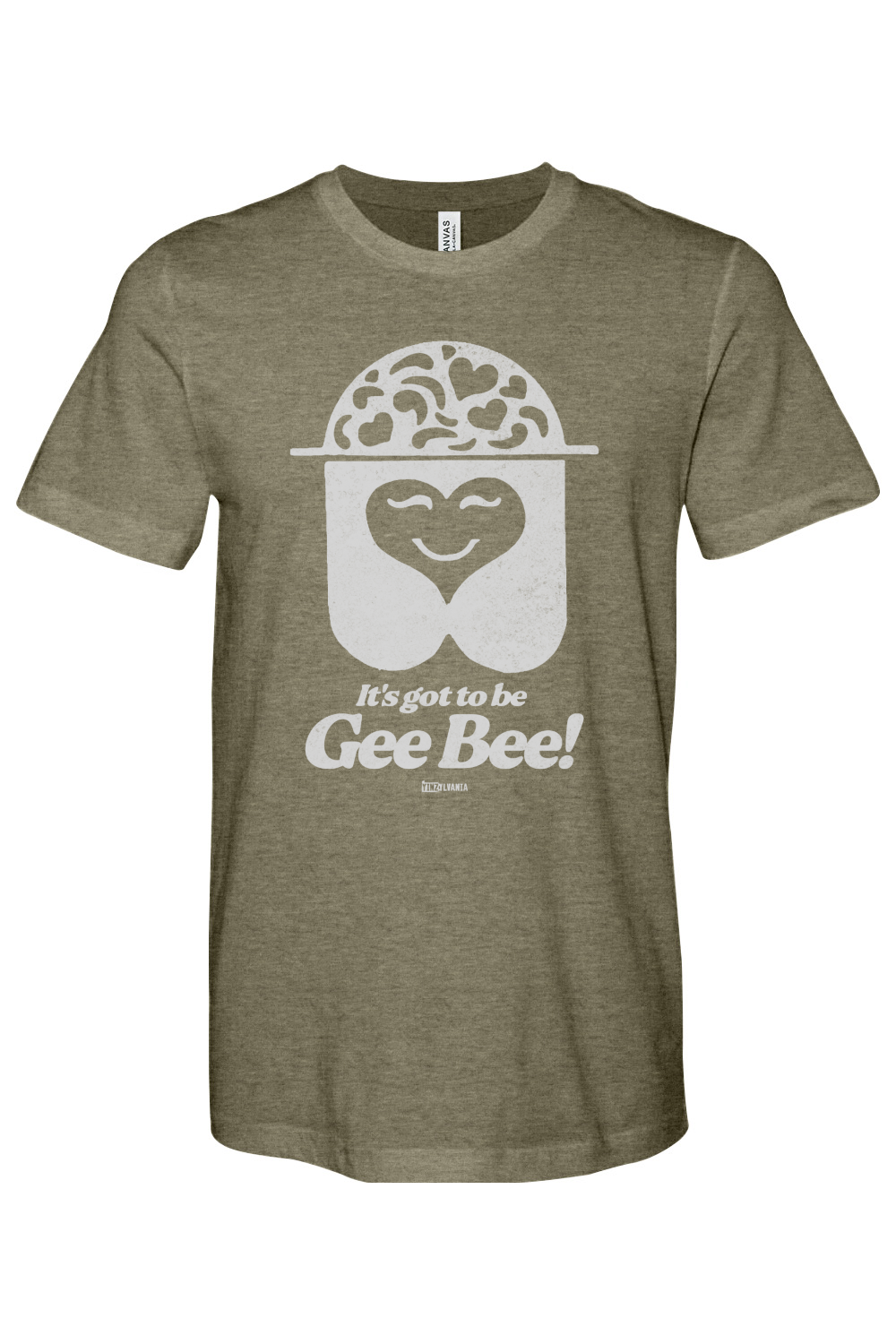 Gee Bee - Bella + Canvas Heathered Jersey Tee - Yinzylvania