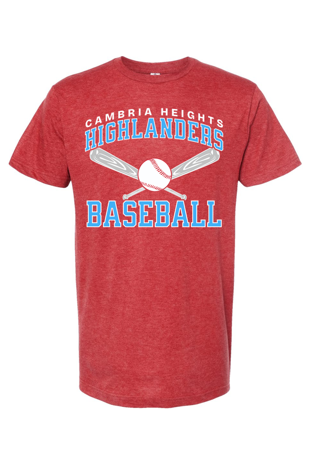 Cambria Heights Highlanders Baseball - Retro - T-Shirt - Yinzylvania