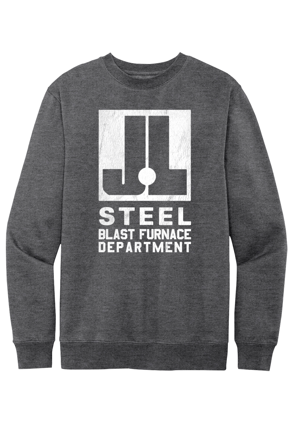 J&L Steel - Blast Furnace Department - Fleece Crew Sweatshirt - Yinzylvania