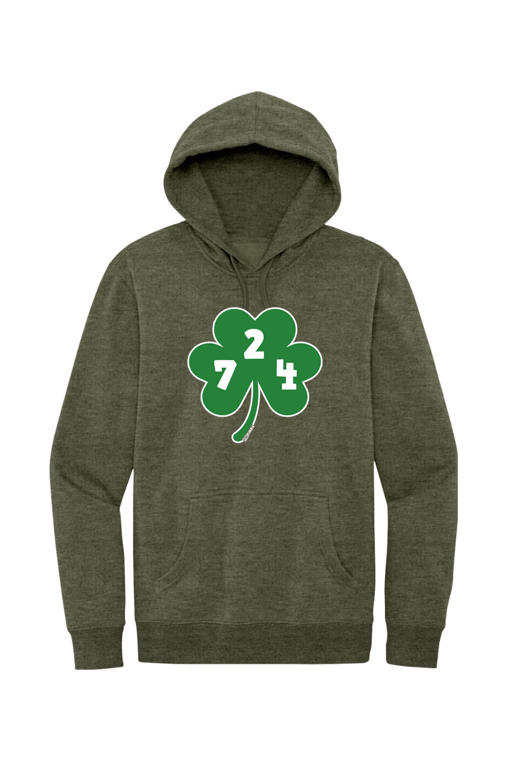 724 Shamrock - Fleece Hoodie - Yinzylvania