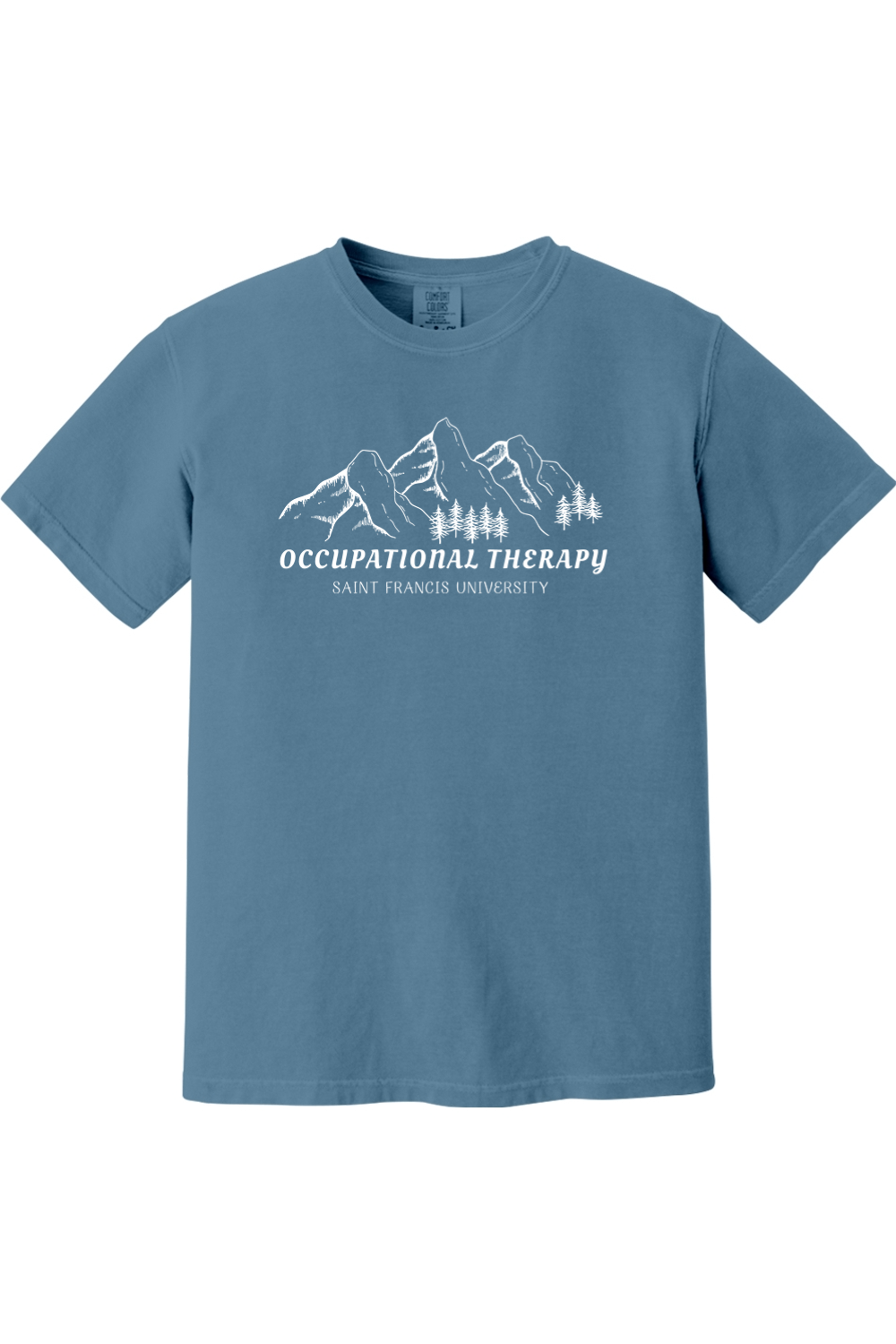 St. Francis - OT - Mountains - Comfort Colors Ringspun Short Sleeve Shirt - Yinzylvania