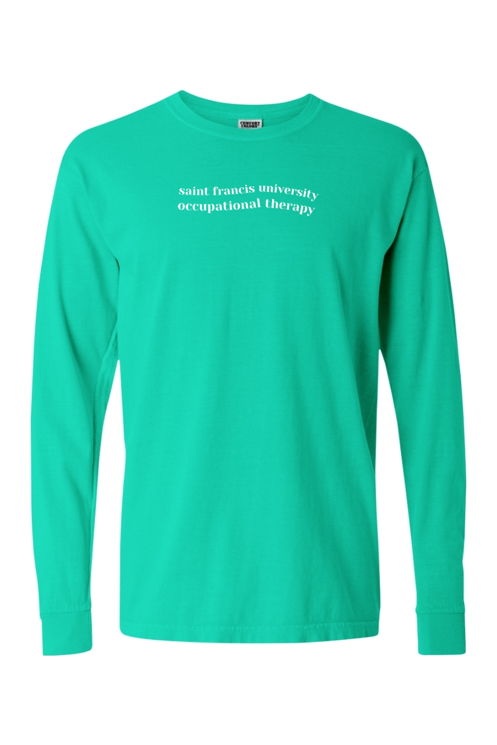 St. Francis - Occupational Therapy - Smiley - Comfort Colors Ringspun Long Sleeve T-Shirt - Yinzylvania