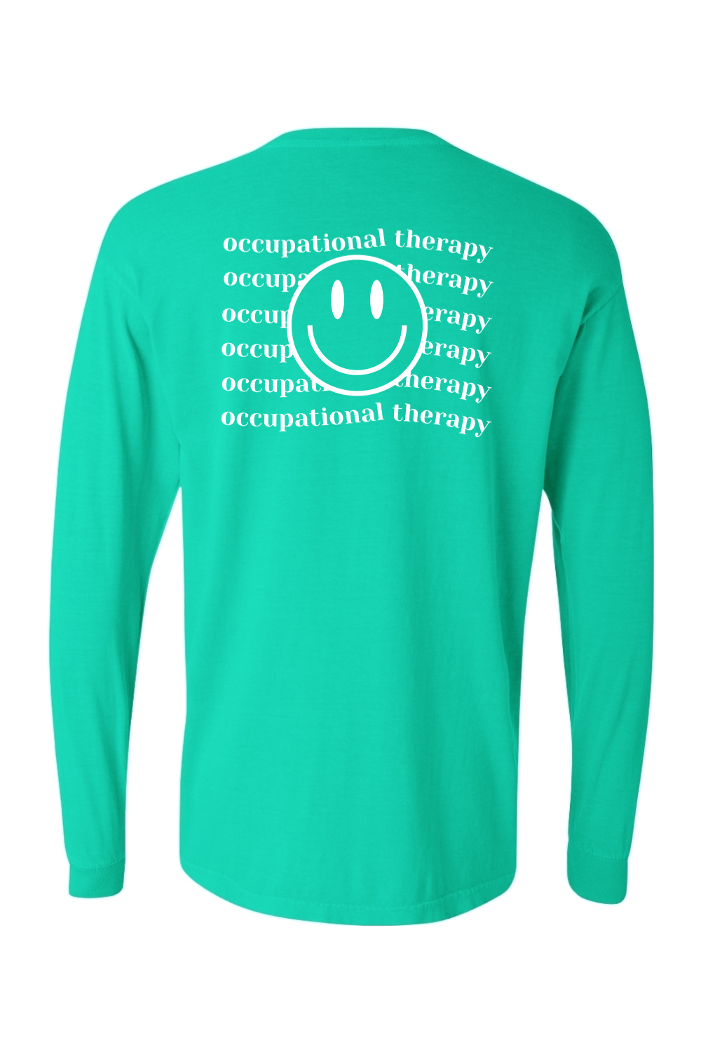 St. Francis - Occupational Therapy - Smiley - Comfort Colors Ringspun Long Sleeve T-Shirt - Yinzylvania