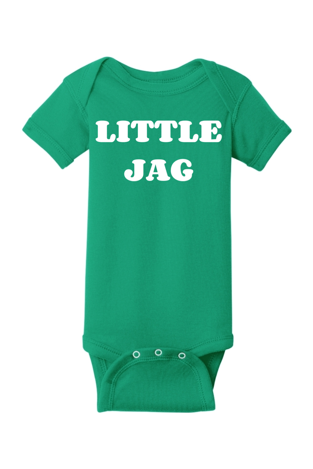 Little Jag - Infant Short Sleeve Baby Rib Bodysuit - Yinzylvania