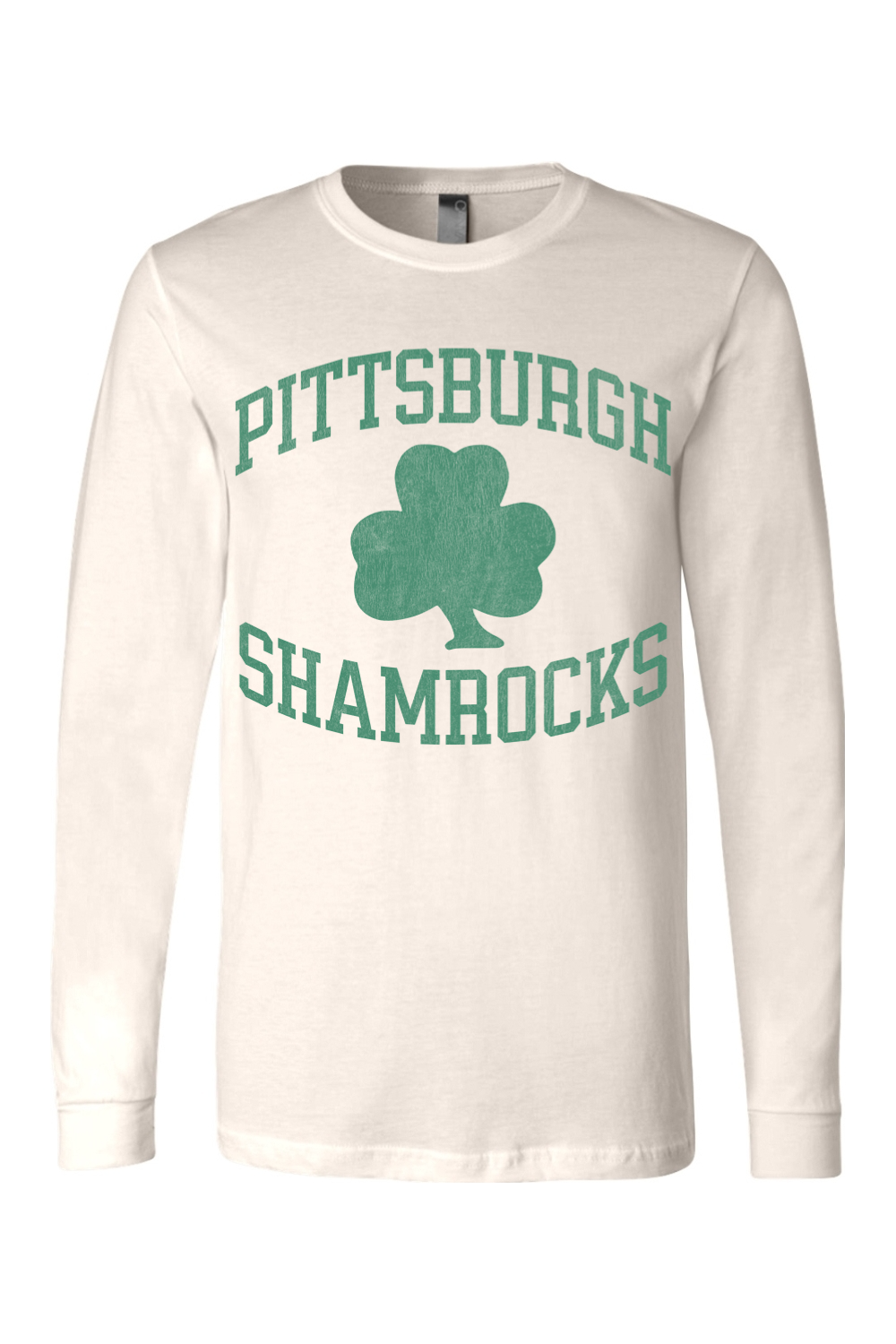 Pittsburgh Shamrocks Hockey - Long Sleeve Tee - Yinzylvania