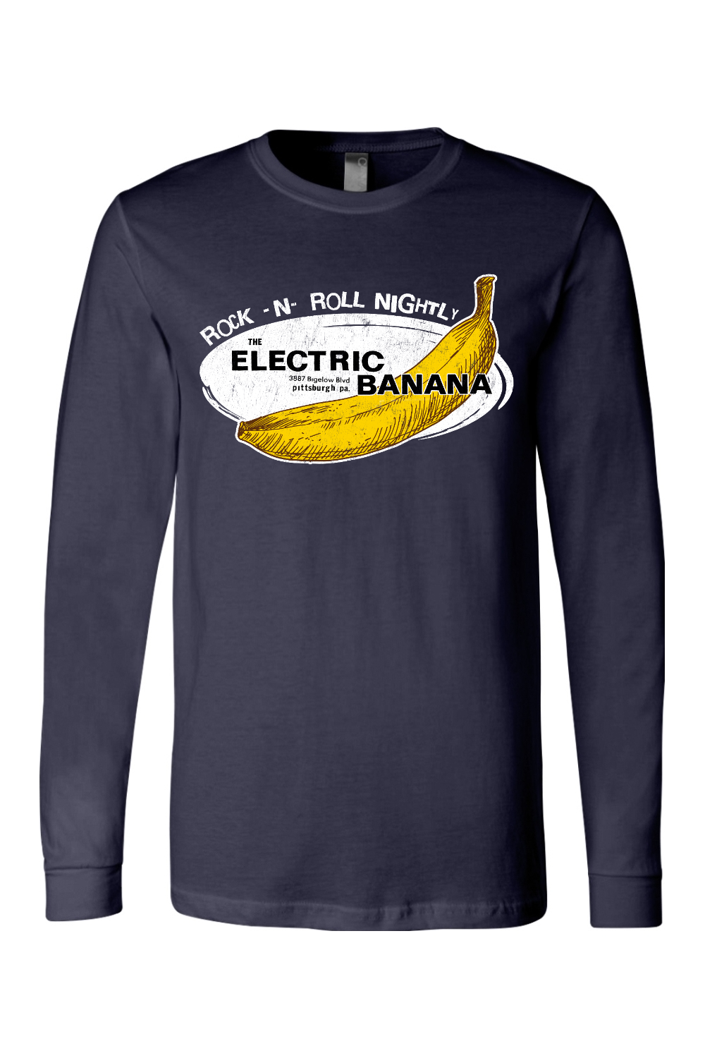 Electric Banana - Pittsburgh, PA - Long Sleeve Tee - Yinzylvania