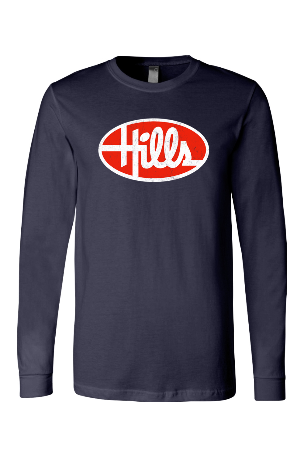 Hills Retro Logo - Long Sleeve Tee - Yinzylvania
