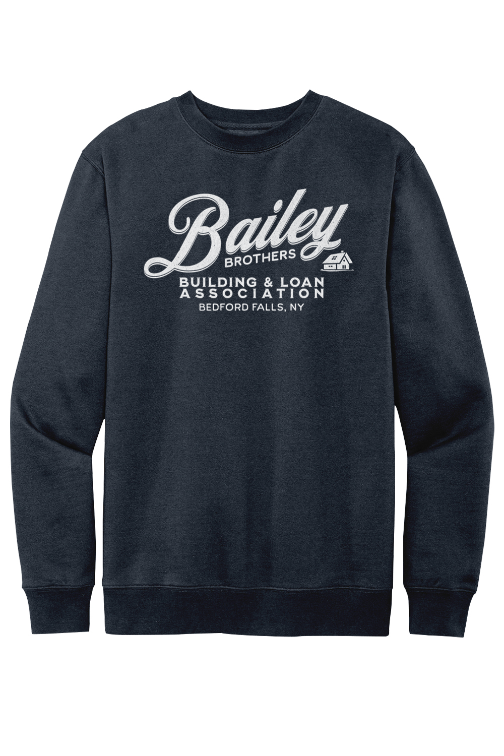 Bailey Brothers Building & Loan - It's a Wonderful Life - Fleece Crewneck Sweatshirt - Yinzylvania