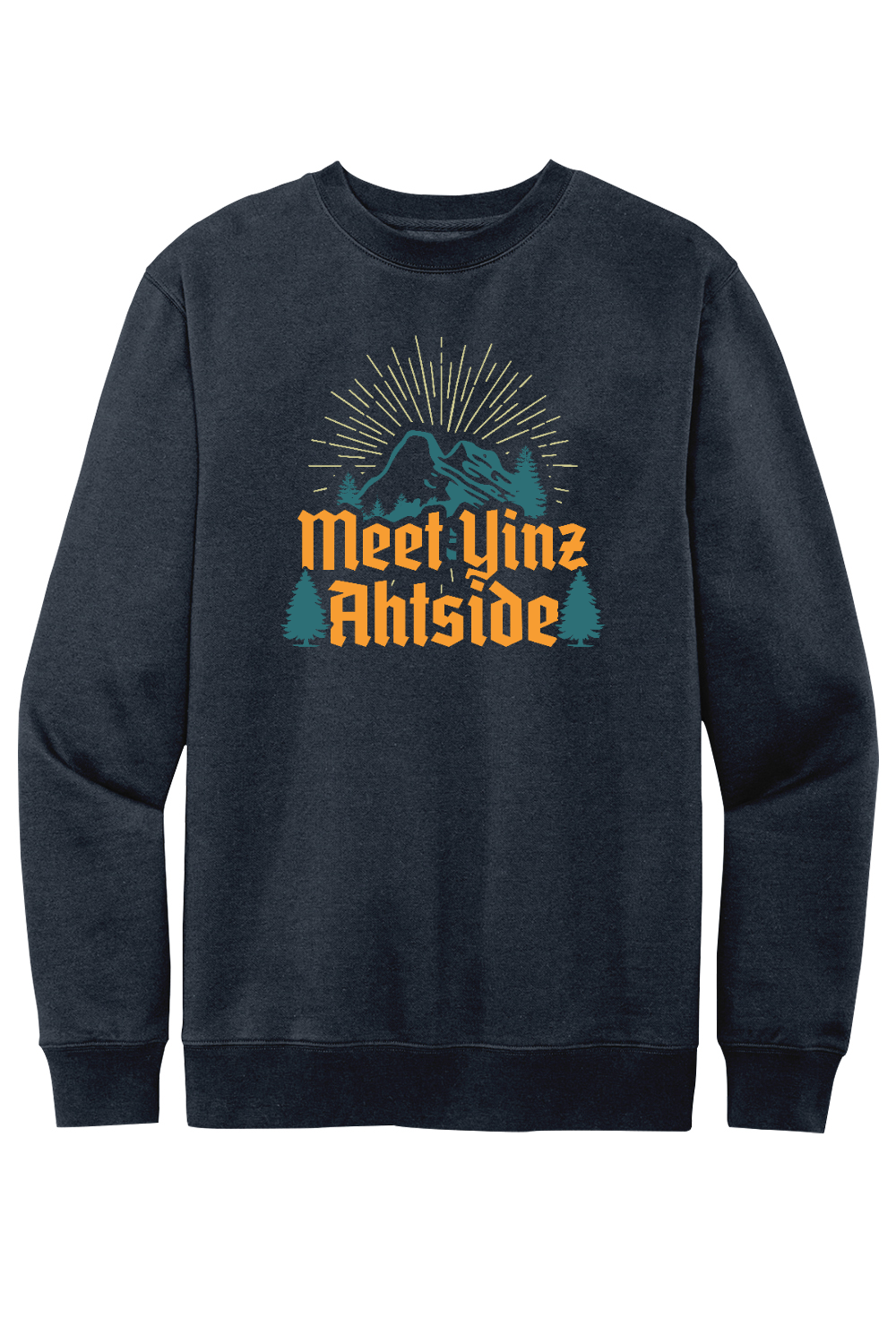 Meet Yinz Ahtside - Fleece Crew - Yinzylvania