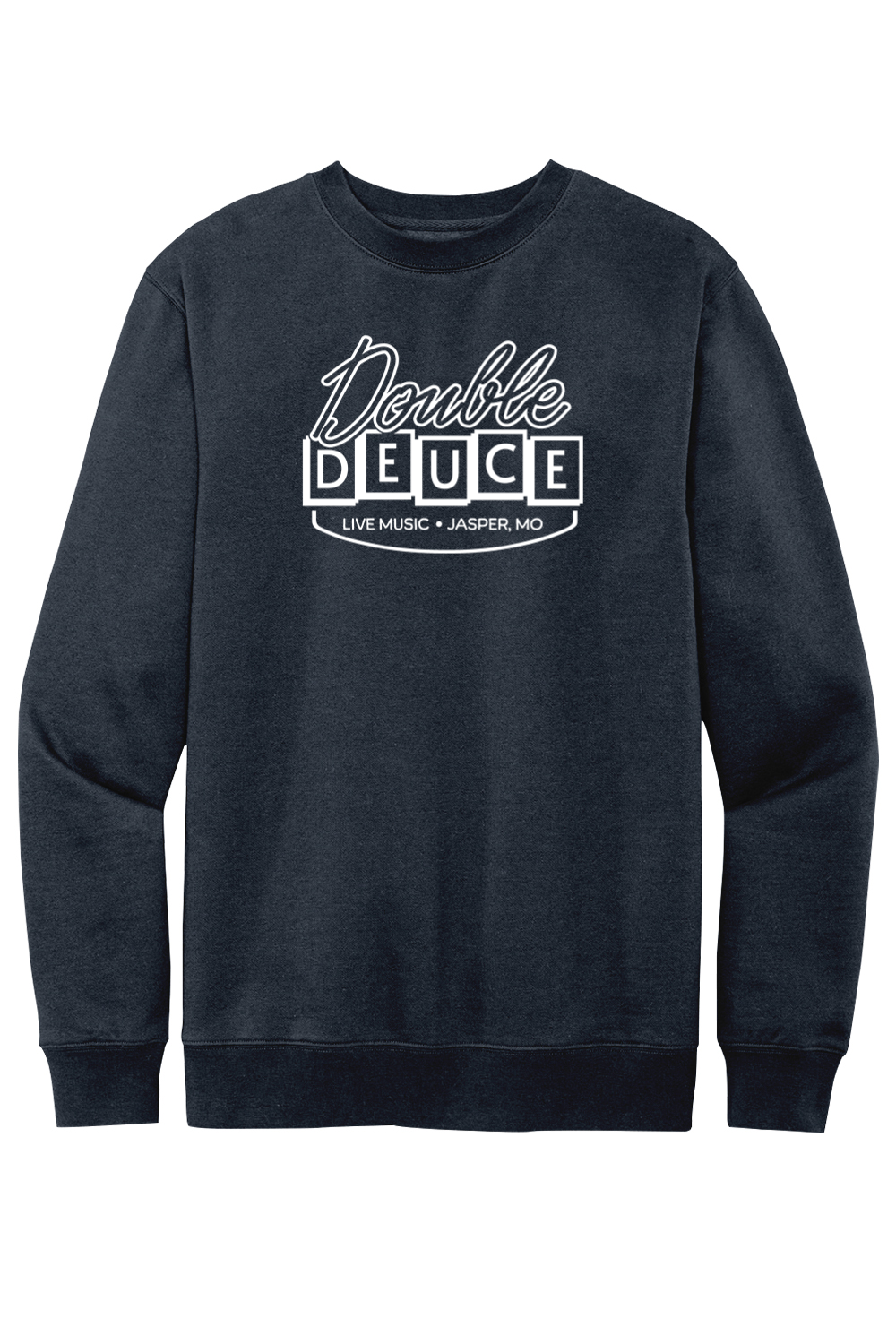 Double Deuce - Live Music Bar (Road House) - Fleece Crewneck Sweatshirt - Yinzylvania