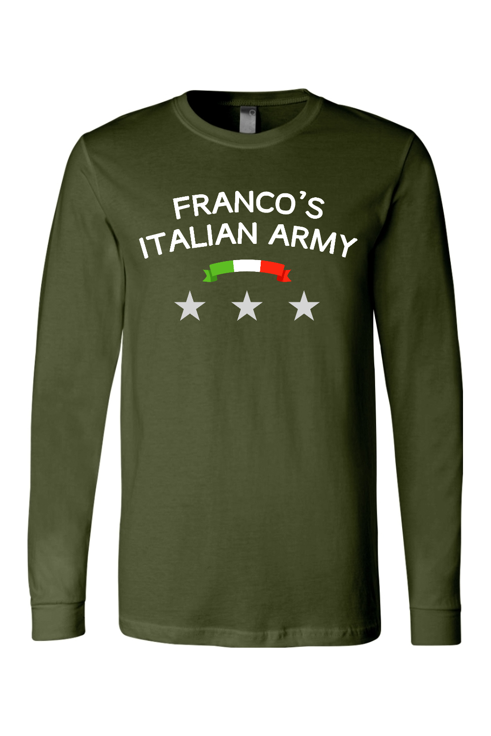 Franco's Italian Army - BELLA + CANVAS Unisex Jersey Long Sleeve Tee - Yinzylvania