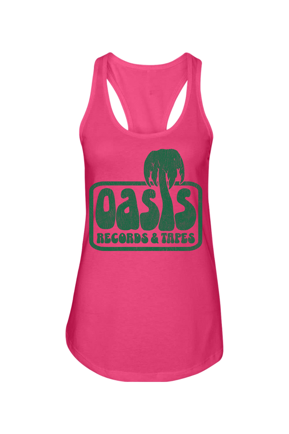 Oasis Records & Tapes - Ladies Racerback Tank - Yinzylvania