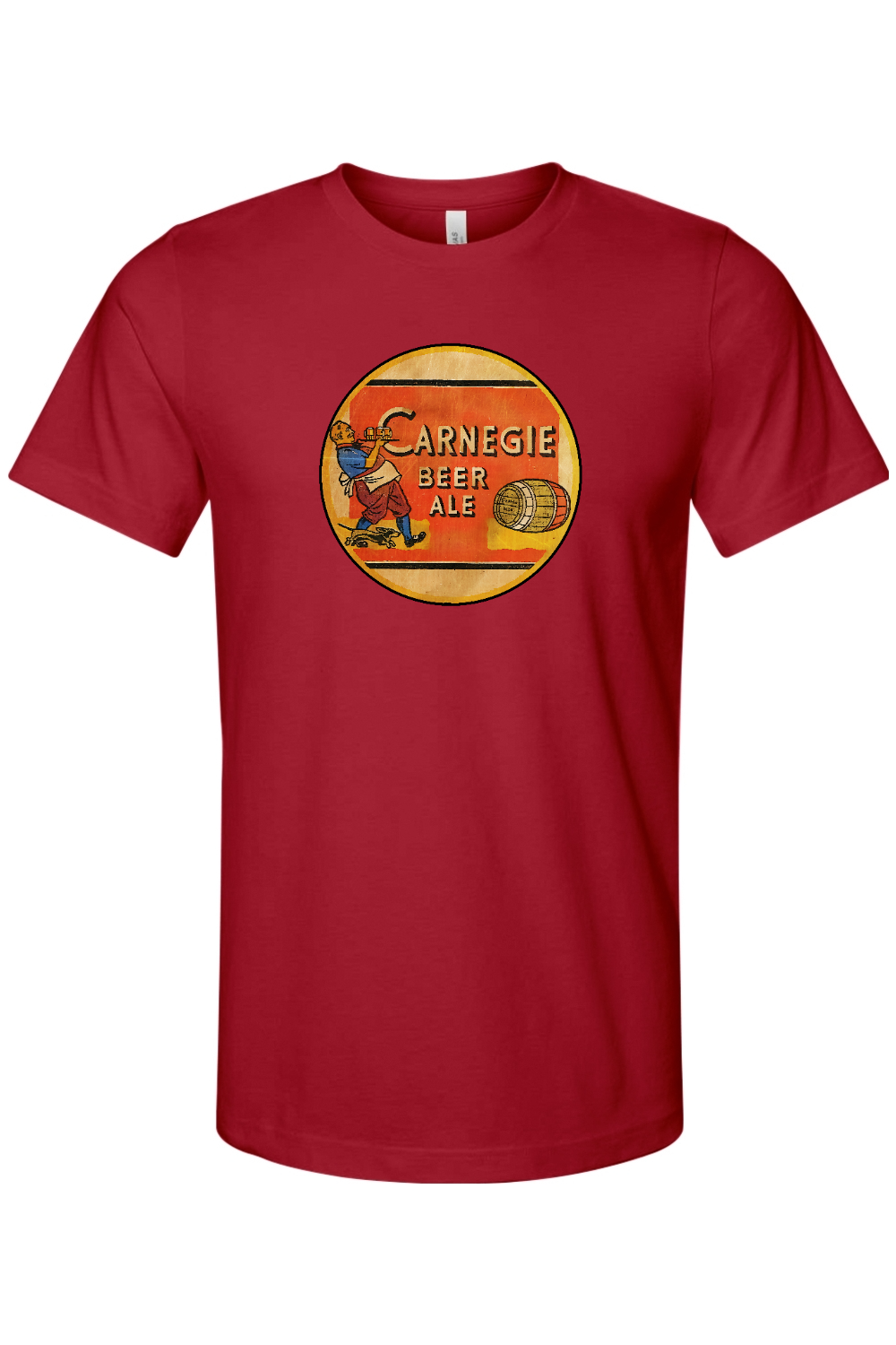 Carnegie Beer - Bella + Canvas Jersey Tee - Yinzylvania