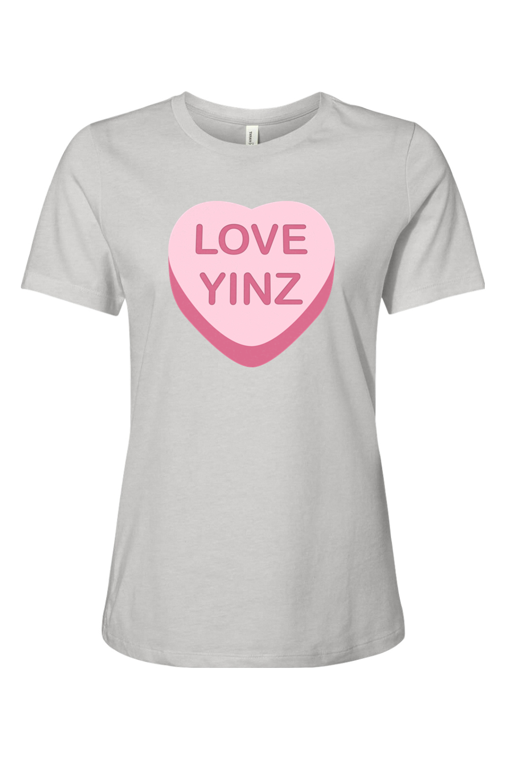 Love Yinz - Conversation Heart - Ladies Tee - Yinzylvania