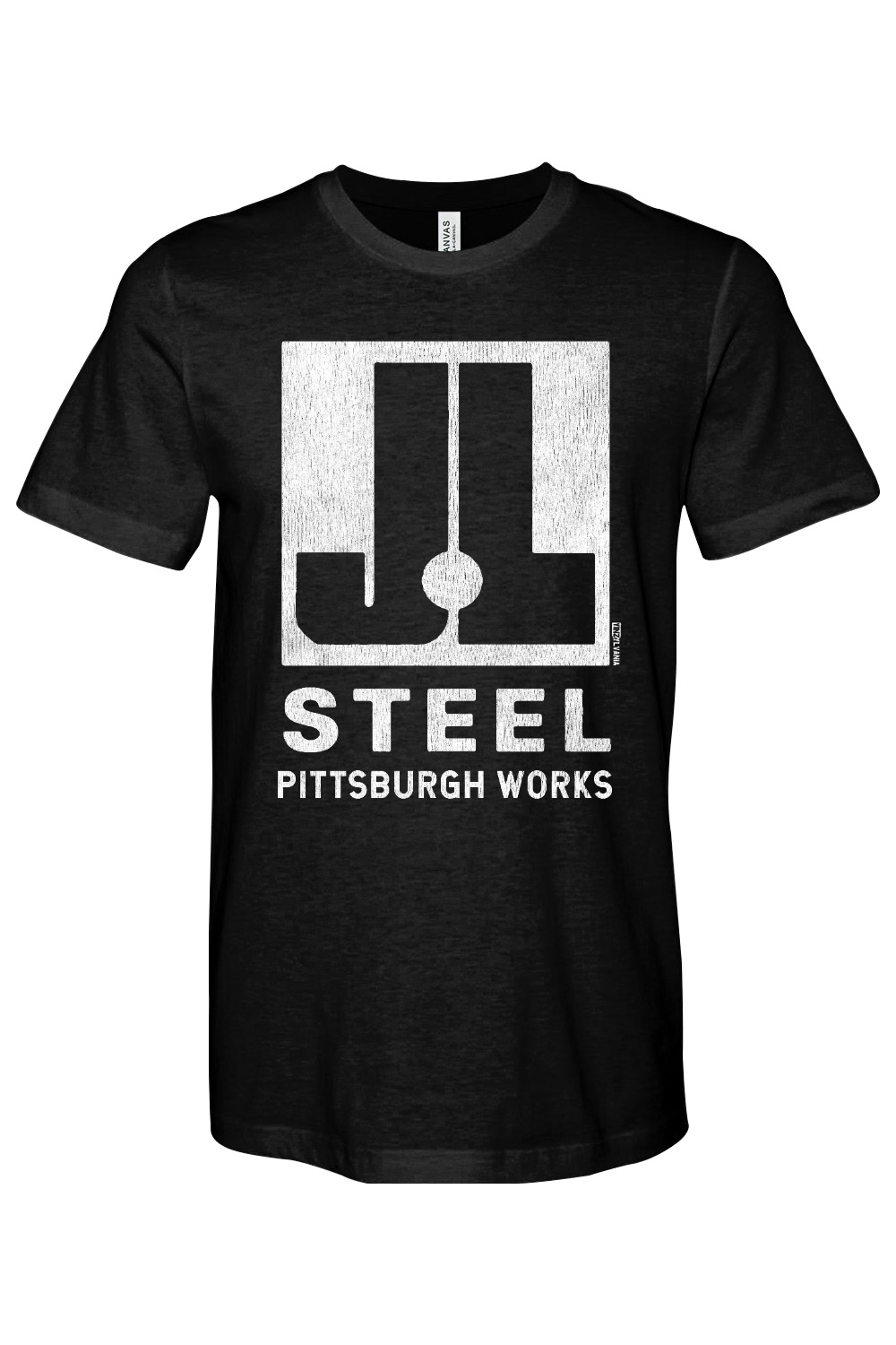 J&L Steel - Pittsburgh Works - Bella + Canvas Jersey Tee - Yinzylvania