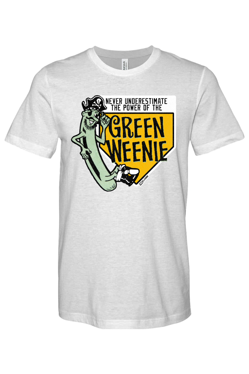 Green Weenie - Bella + Canvas Heathered Jersey Tee - Yinzylvania