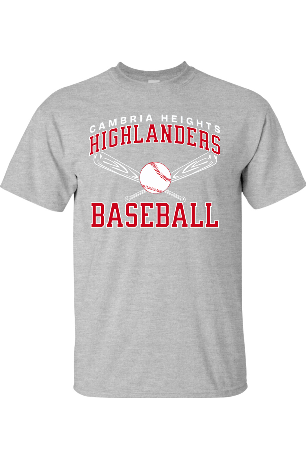 Cambria Heights Highlanders Baseball - Retro - 4XL & 5XL T-Shirt - Yinzylvania