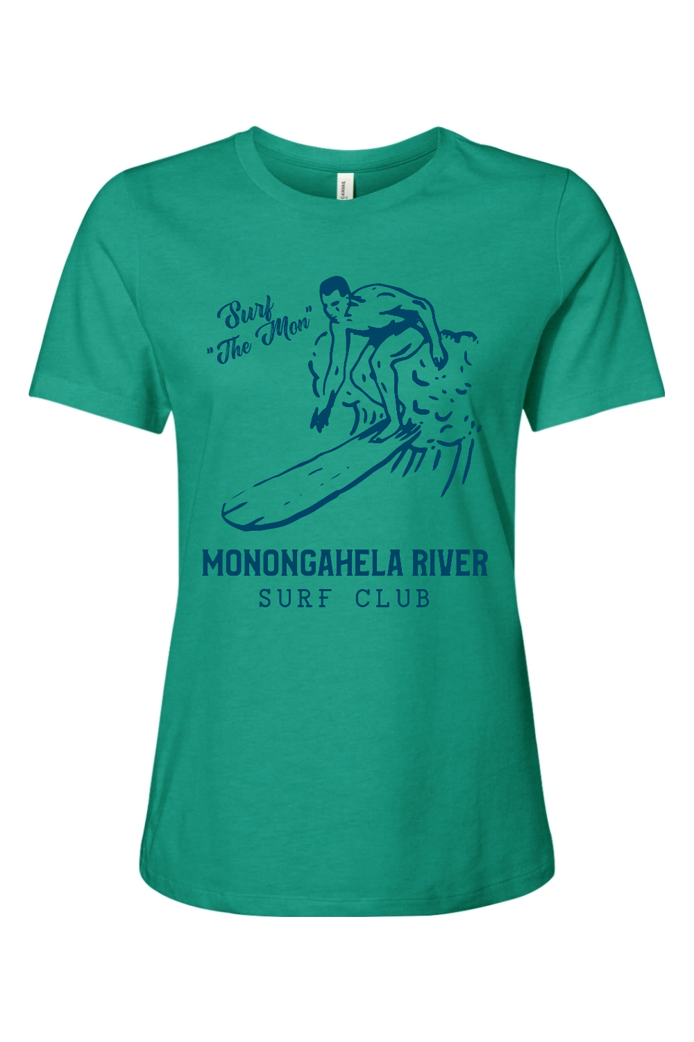 Monongahela River Surf Club - Ladies Tee - Yinzylvania