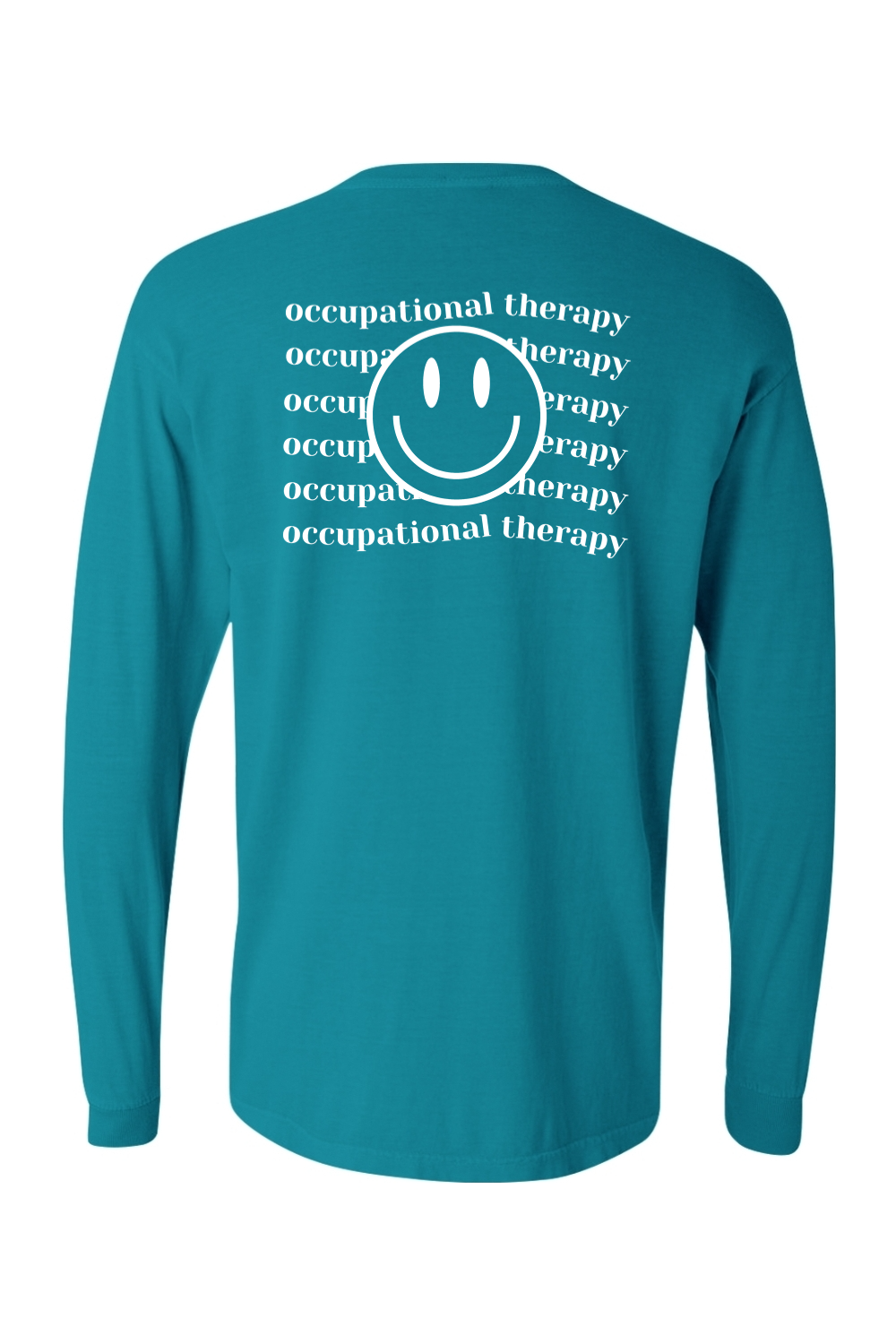 St. Francis - Occupational Therapy - Smiley - Comfort Colors Ringspun Long Sleeve T-Shirt - Yinzylvania