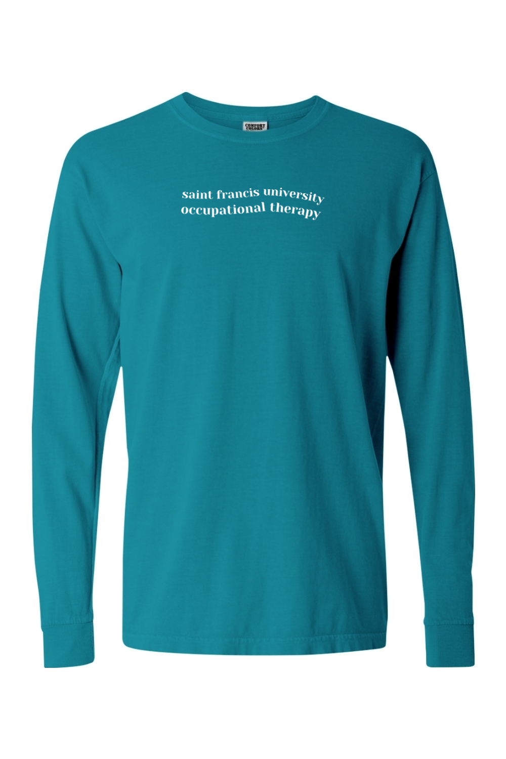 St. Francis - Occupational Therapy - Smiley - Comfort Colors Ringspun Long Sleeve T-Shirt - Yinzylvania