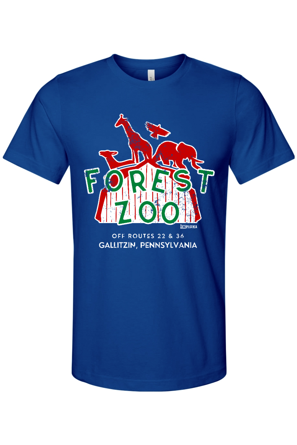 Forest Zoo - Gallitzin, PA - Bella + Canvas Jersey Tee - Yinzylvania