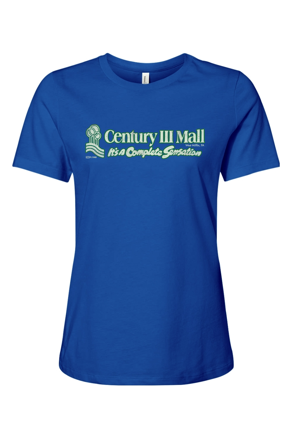 Century III Mall Ladies - Bella + Canvas Women’s Relaxed Jersey Short Sleeve Tee - Yinzylvania
