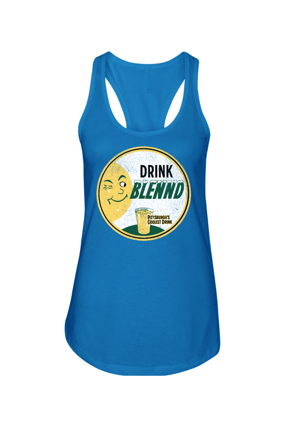 Drink Blennd Retro - Ladies Racerback Tank - Yinzylvania