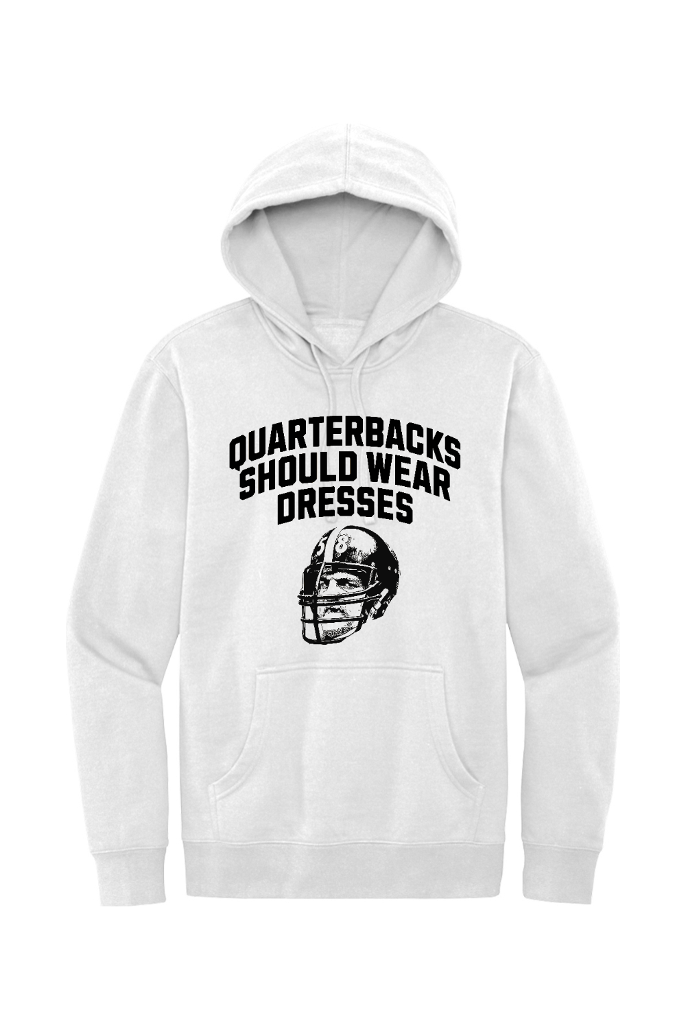 Quarterbacks Should Wear Dresses - Fleece Hoodie - Yinzylvania