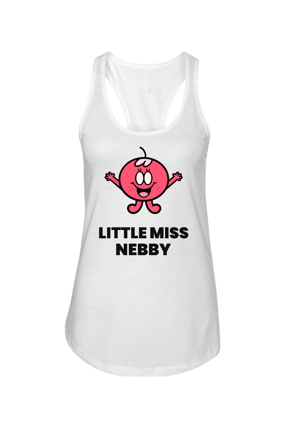 Little Miss Nebby - Ladies Racerback Tank - Yinzylvania