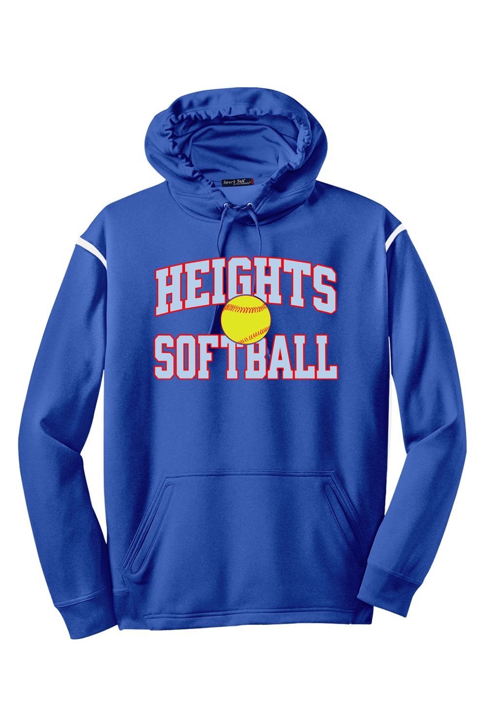 Heights Softball - Colorblock Hooded Sweatshirt - Yinzylvania