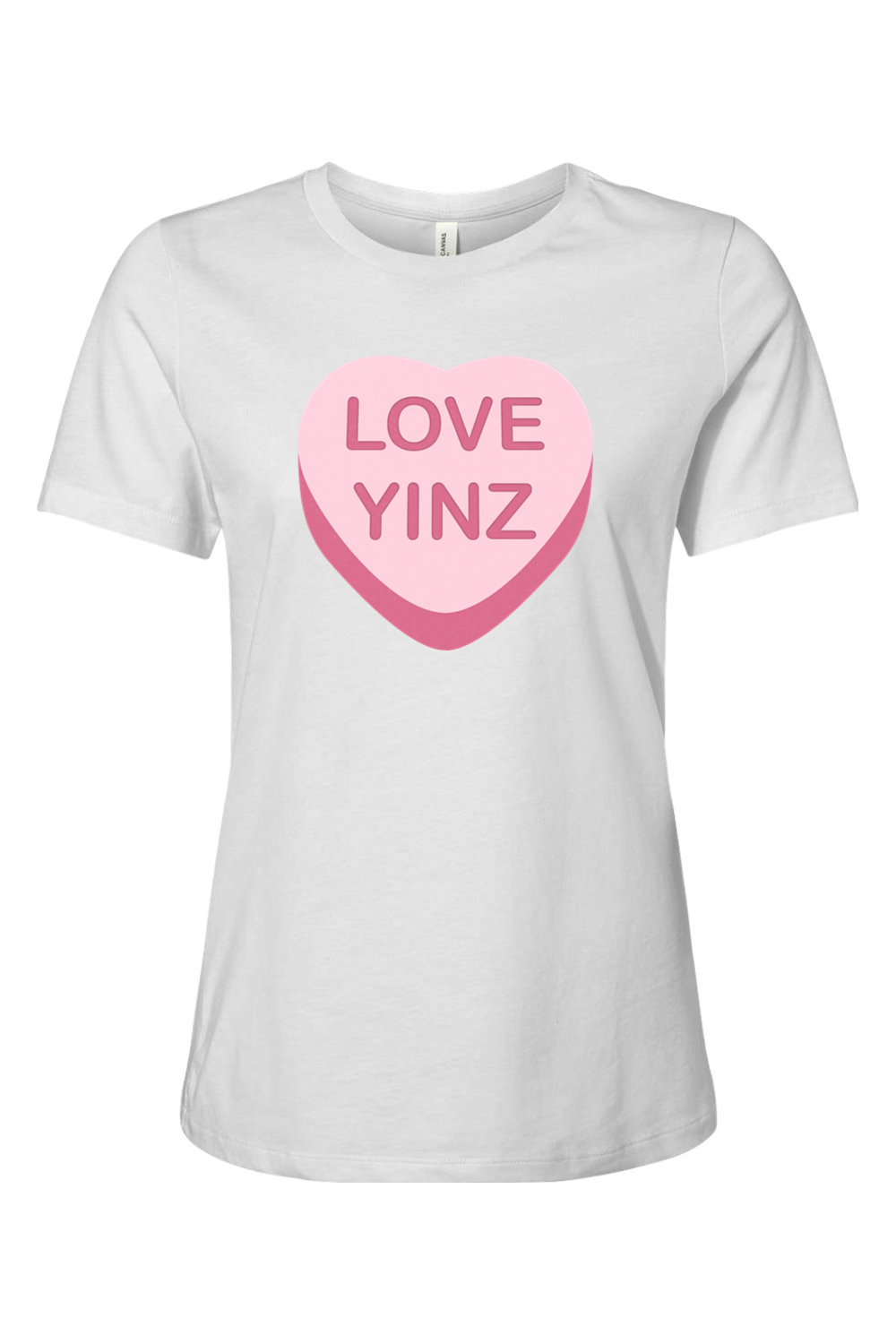 Love Yinz - Conversation Heart - Ladies Tee - Yinzylvania