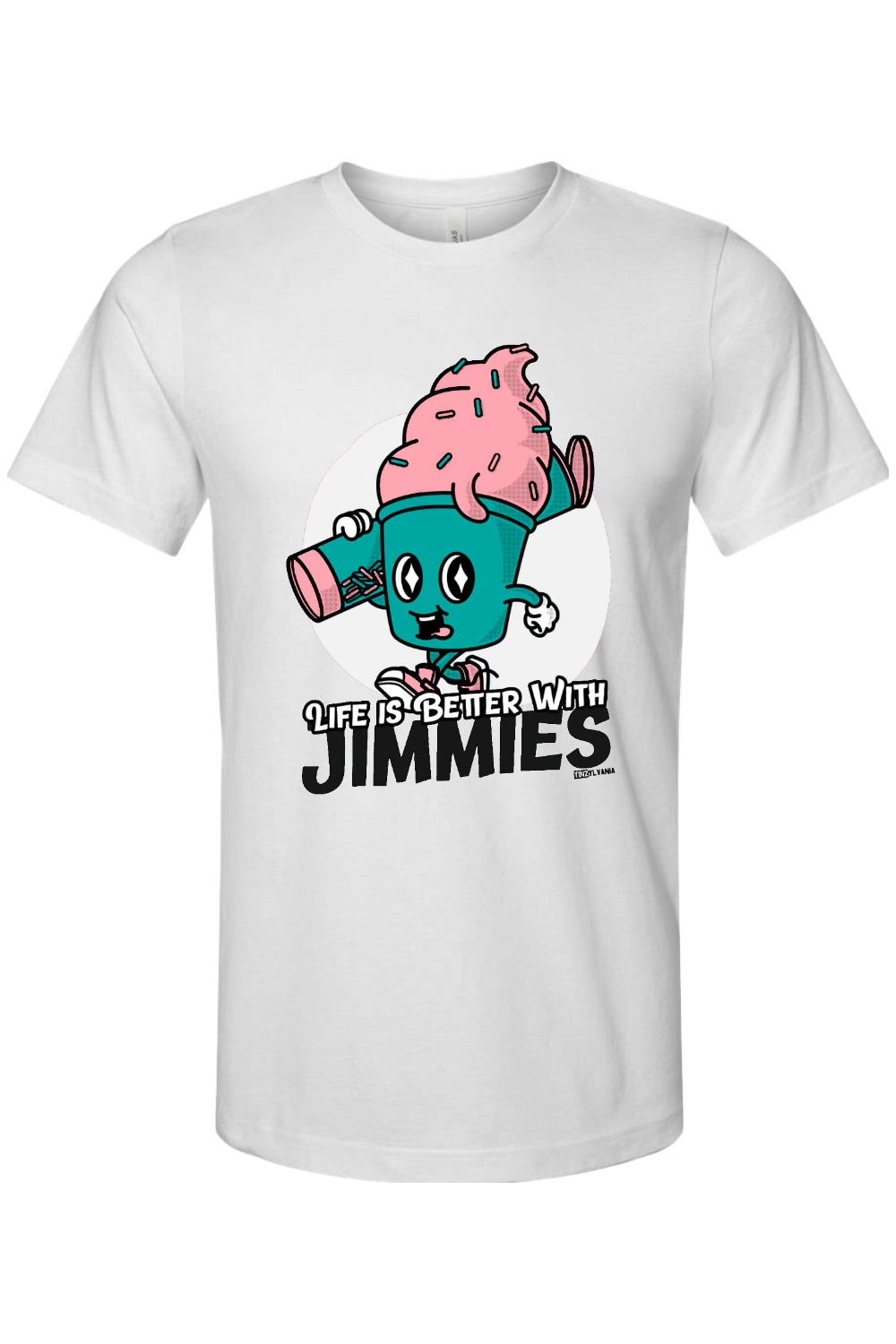 Life is Better with Jimmies - Bella + Canvas Jersey Tee - Yinzylvania