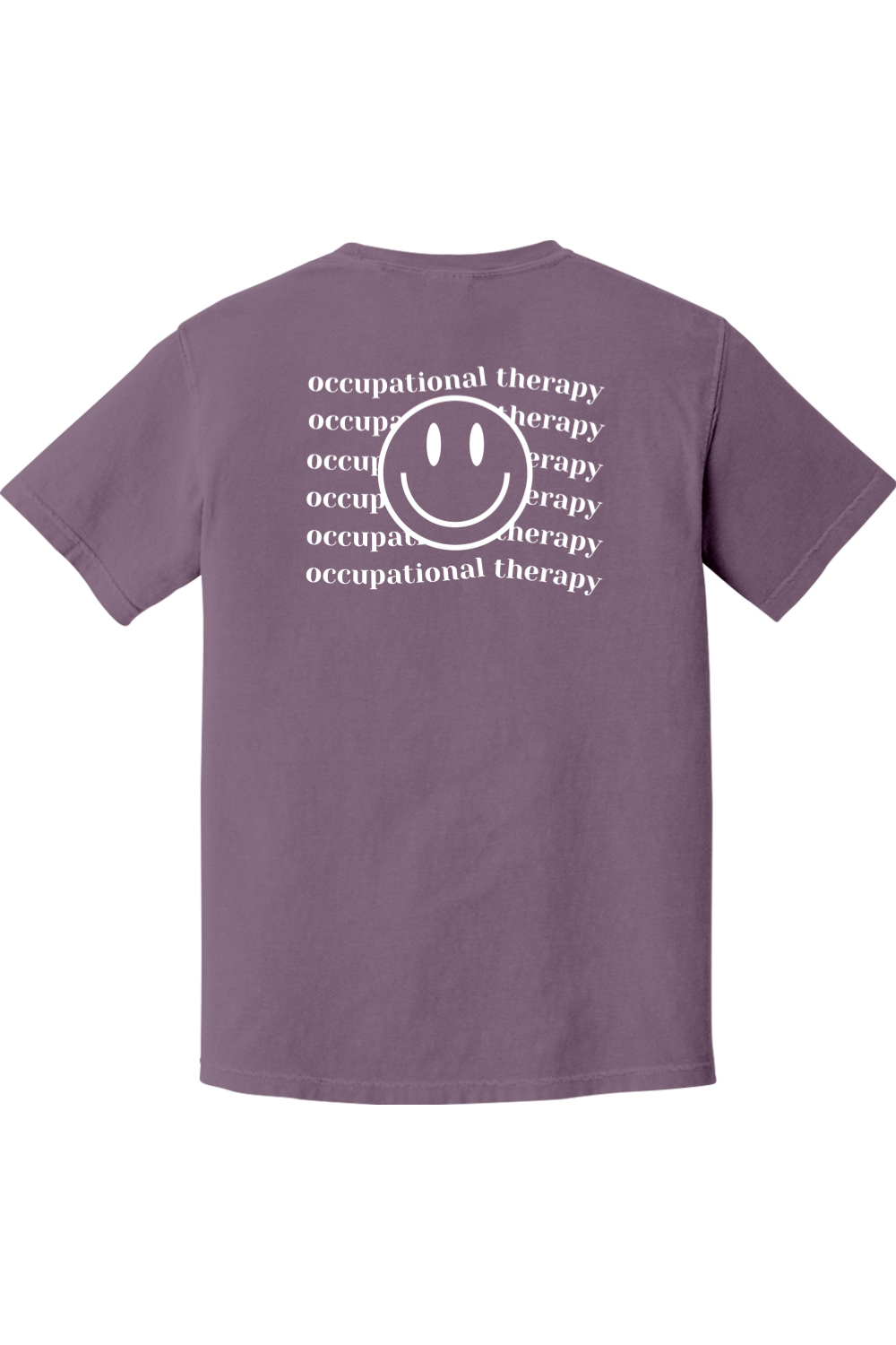 St. Francis - Occupational Therapy - Smiley - Comfort Colors Ringspun Short Sleeve Shirt - Yinzylvania