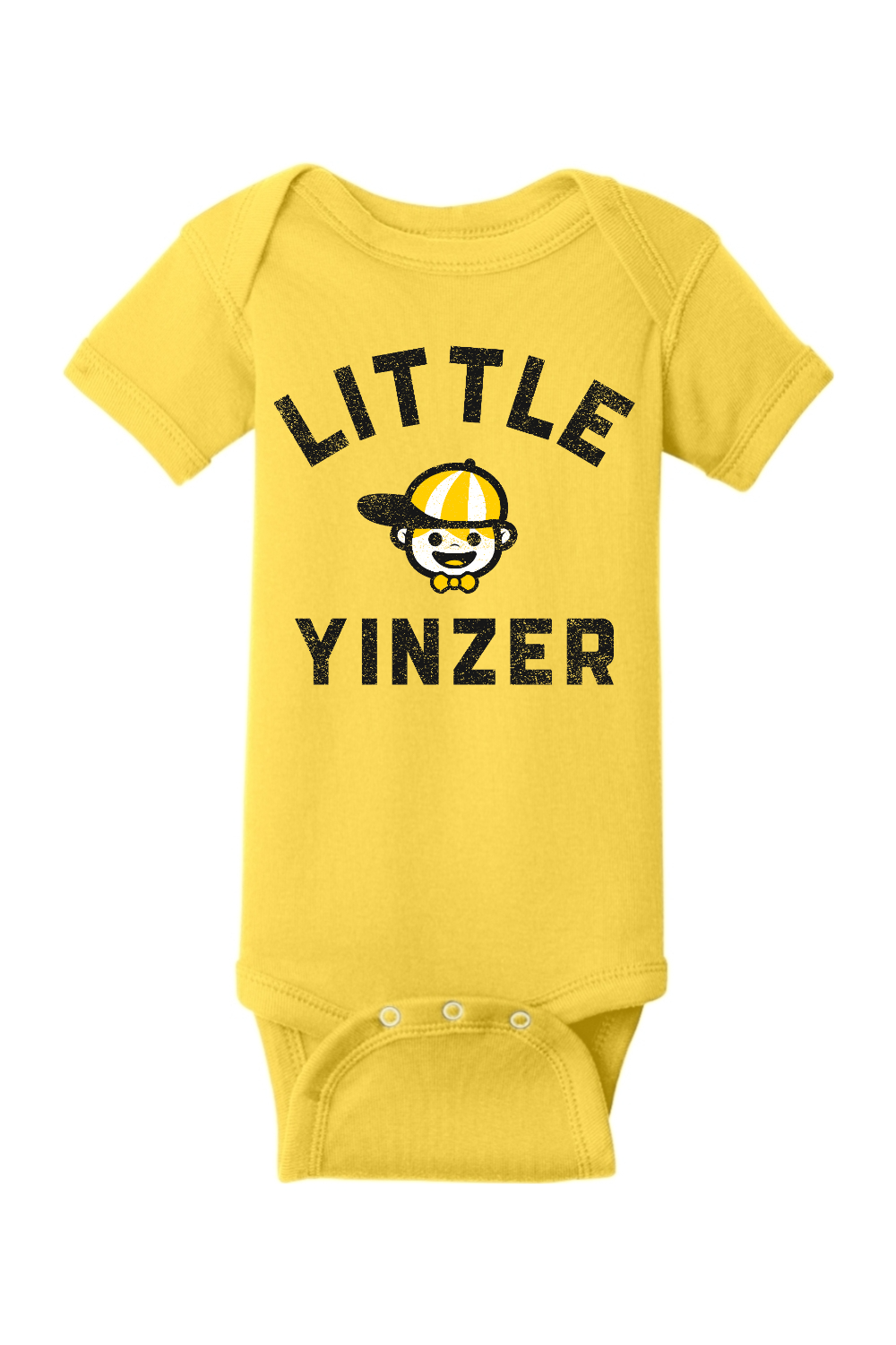 Little Yinzer - Infant Short Sleeve Baby Rib Bodysuit - Yinzylvania
