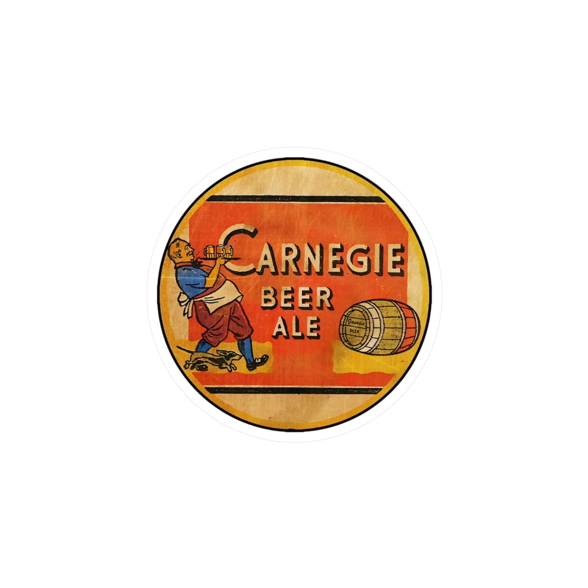 Carnegie Beer Ale - Kiss-Cut Vinyl Decals - Yinzylvania