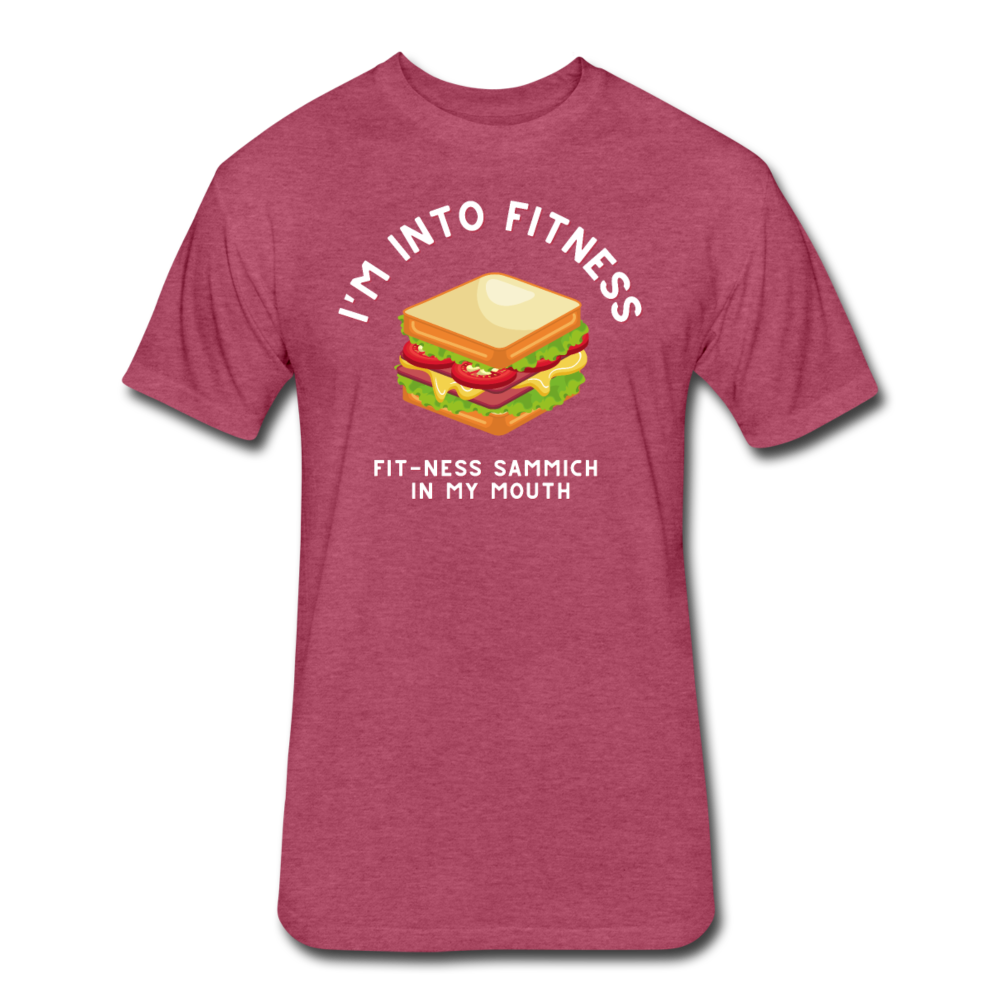 FITNESS SAMMICH - heather burgundy