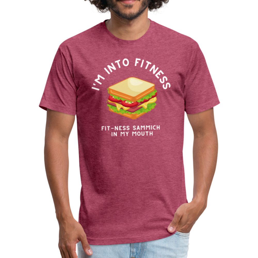 FITNESS SAMMICH - heather burgundy
