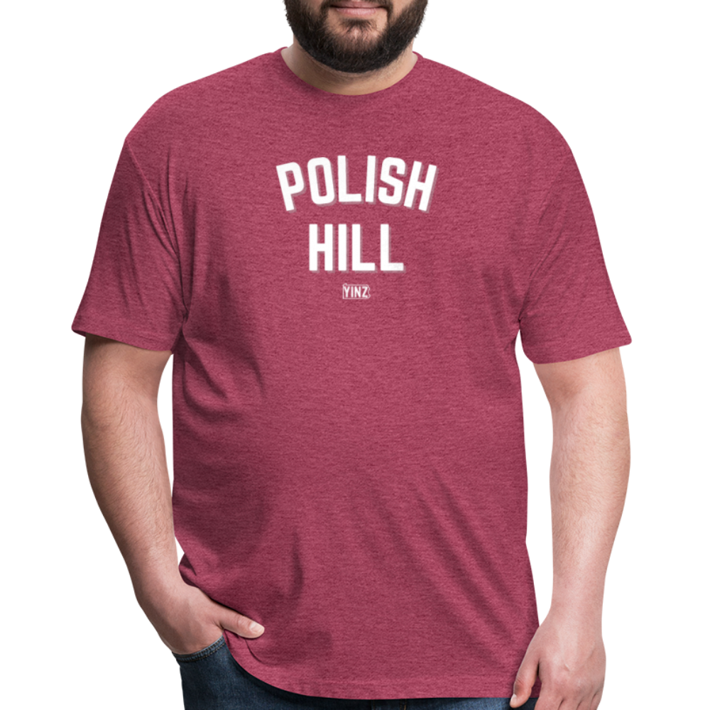 POLISH HILL YINZYLVANIA - heather burgundy