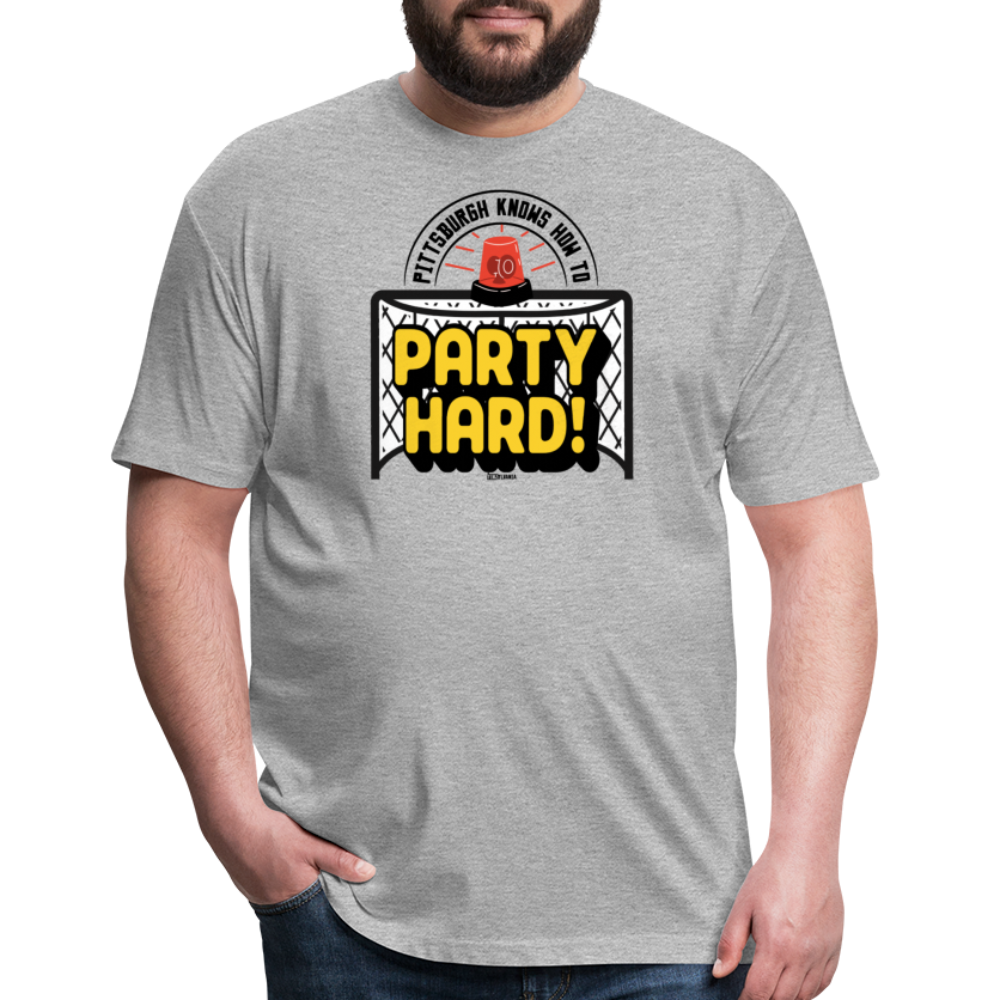 PARTY HARD - heather gray