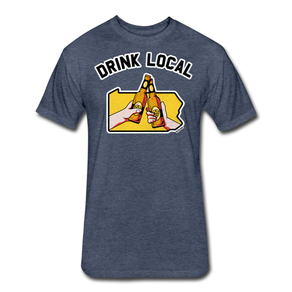 DRINK LOCAL - heather navy