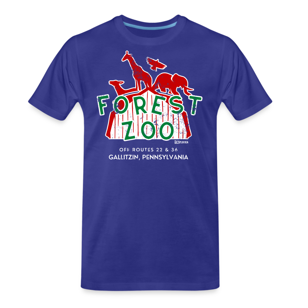 FOREST ZOO - Big & Tall Tee - royal blue