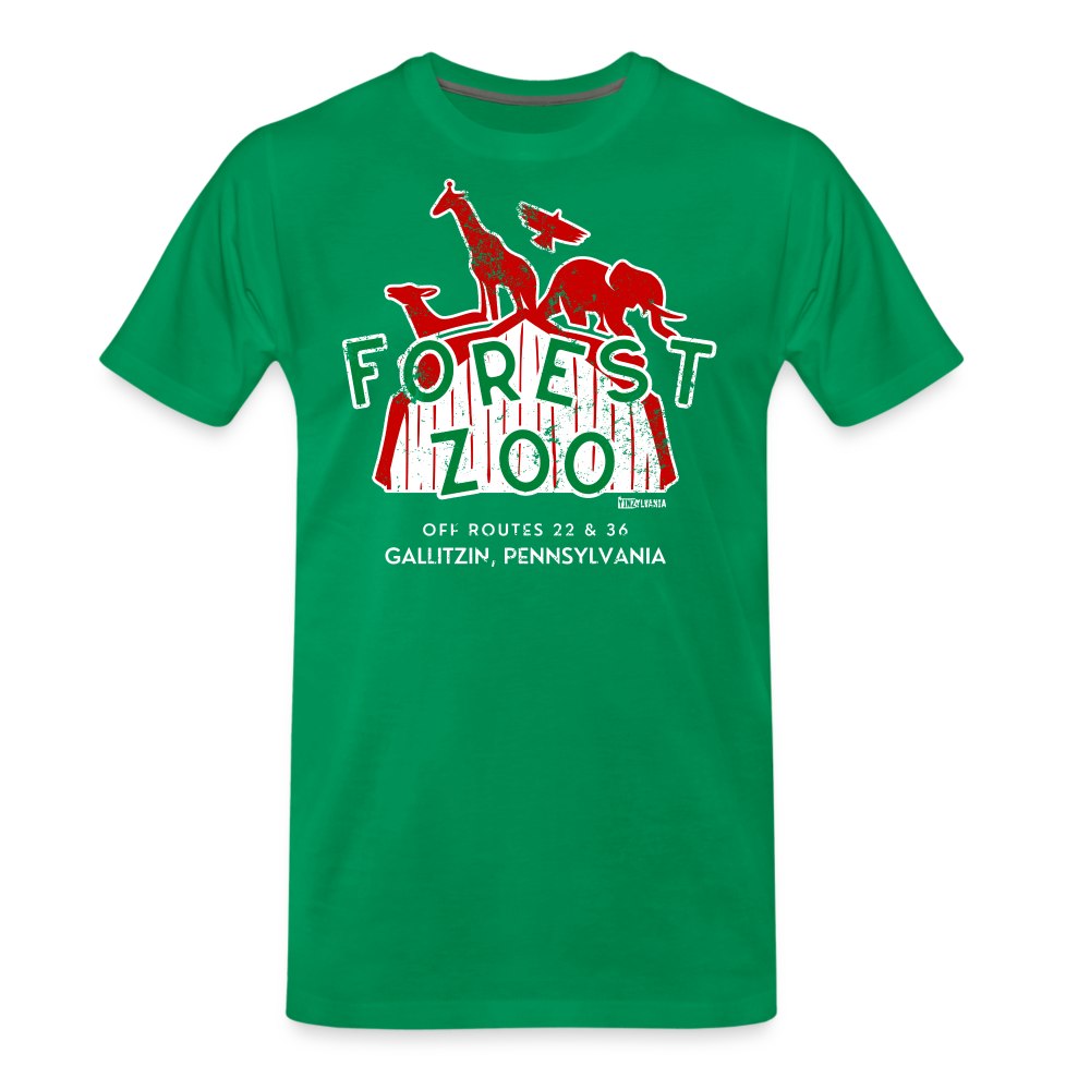FOREST ZOO - Big & Tall Tee - kelly green